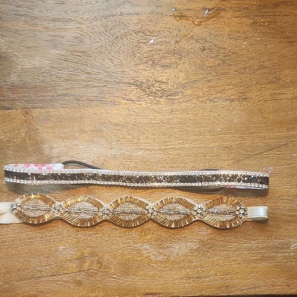 Francesca's Collections Gold and Black Hair Accessories NWOT - Picture 1 of 5